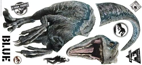 RoomMates, RMK3799GM - Calcomanías gigantes de pared para despegar y pegar del Reino caído de Jurassic World