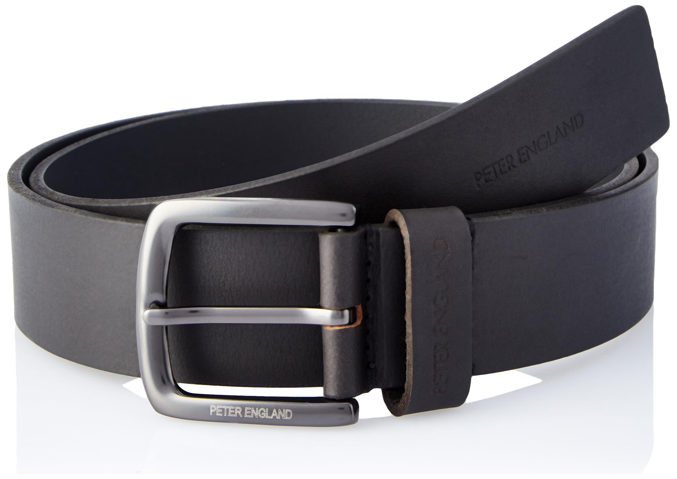 peter england Men Black Solid Genuine Leather Belt-picture-18