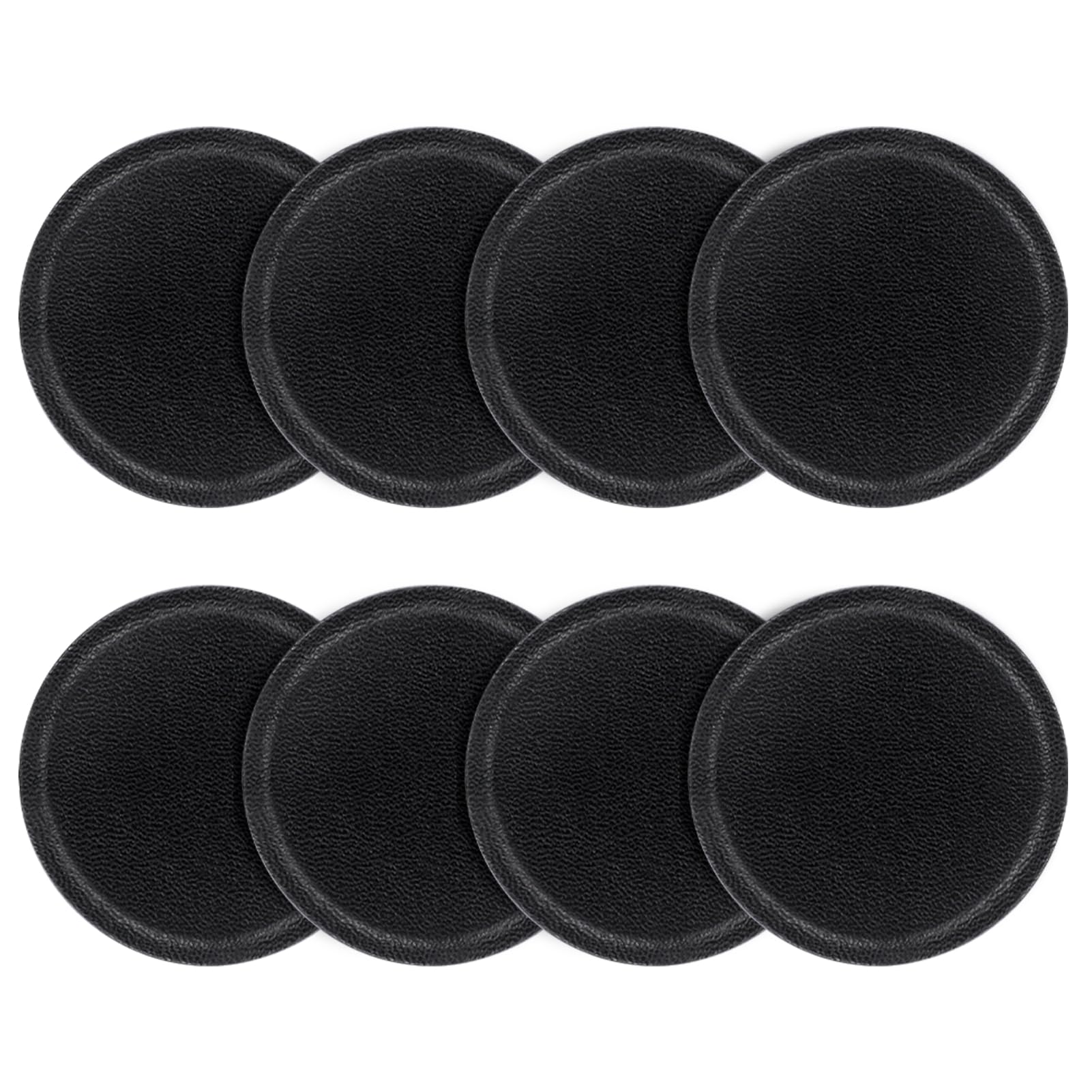 FYY Mount Metal Plate with Adhesive for Magnetic Cradle, 8 Pack Luxury Universal Replacement Metal Stickers Compatible with Magnetic Mounts Black