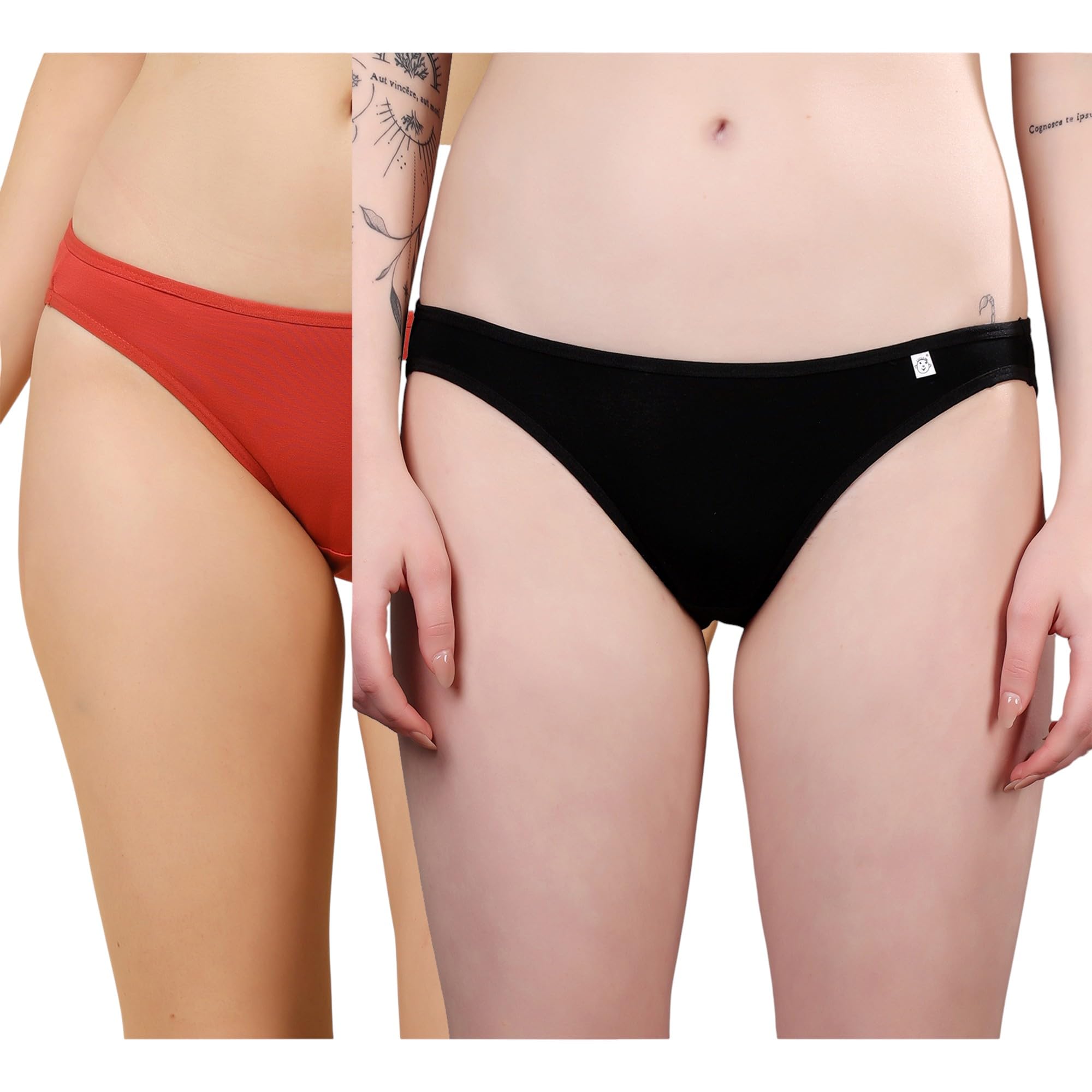 Pack of 2 Super Combed Micro-Modal StayFresh Low Waist Bikini-image-21