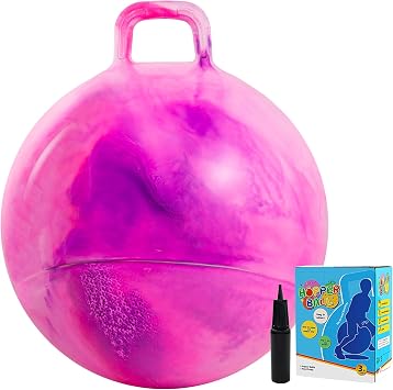 Vastoy 18 inch Space Hopper Ball for Kids 3-6 Year, Anti-Slip Space Hoppers