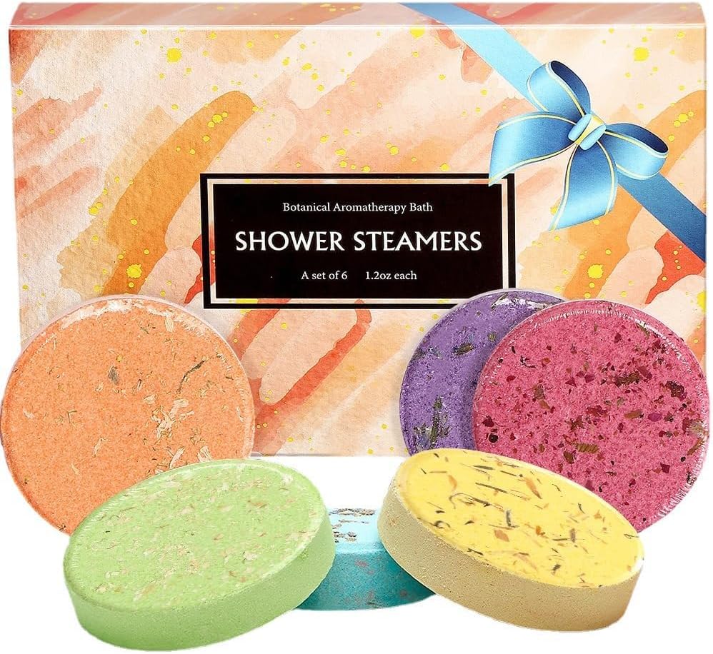 6pcs Shower Steamers For Women,Shower Bombs,Body Restore Shower Bombs