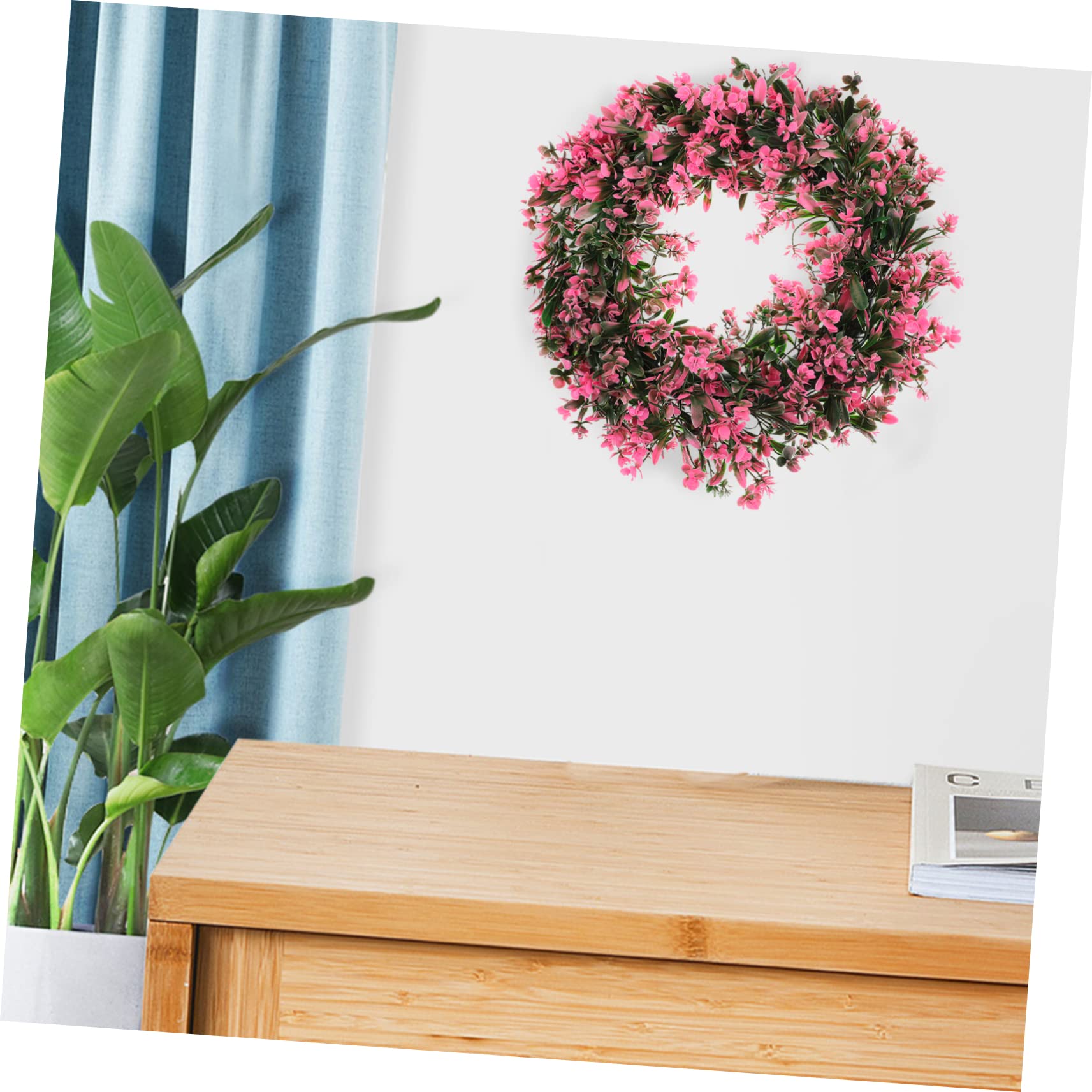 Toyvian Ghirlanda Artificiale Phalaenopsis Decorazione per Adornamento Festivo e Resistente Atmosfera e Accogliente