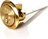 TSS Replacement Locking Rim Cylinder Lock, Supplied with 3 Keys. Lock Barrel and Keys Set for Nightlatch Lock/Rim Locks. (Brass)