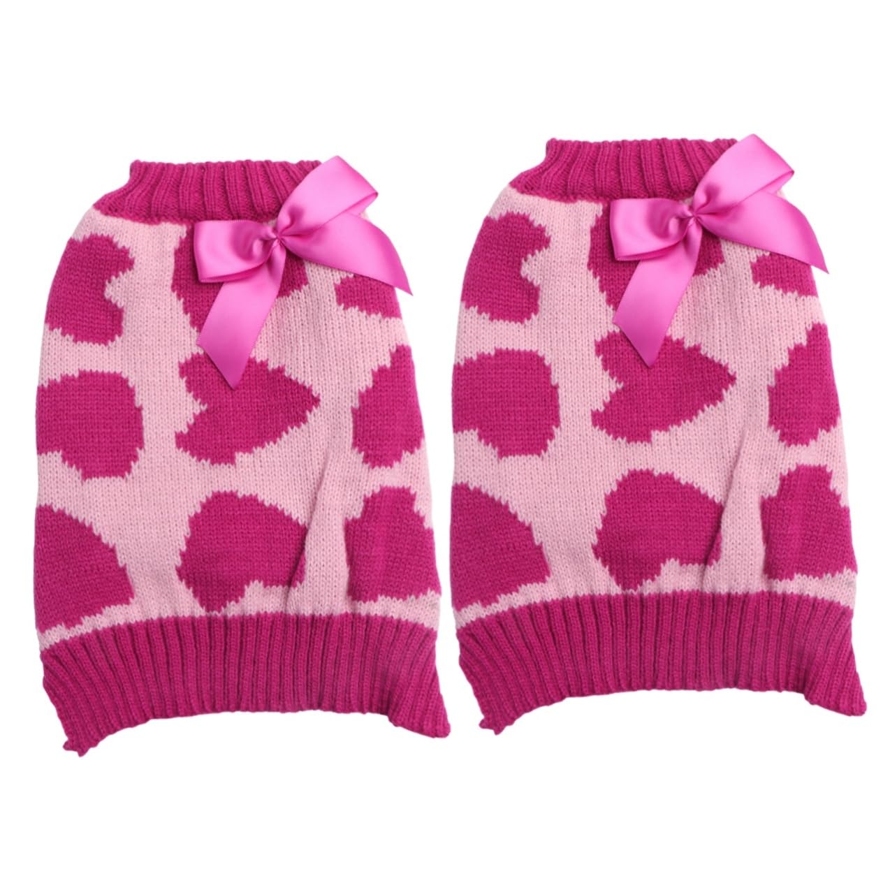 Pull pour animaux motif cœur pour soirées et occasions spéciales
