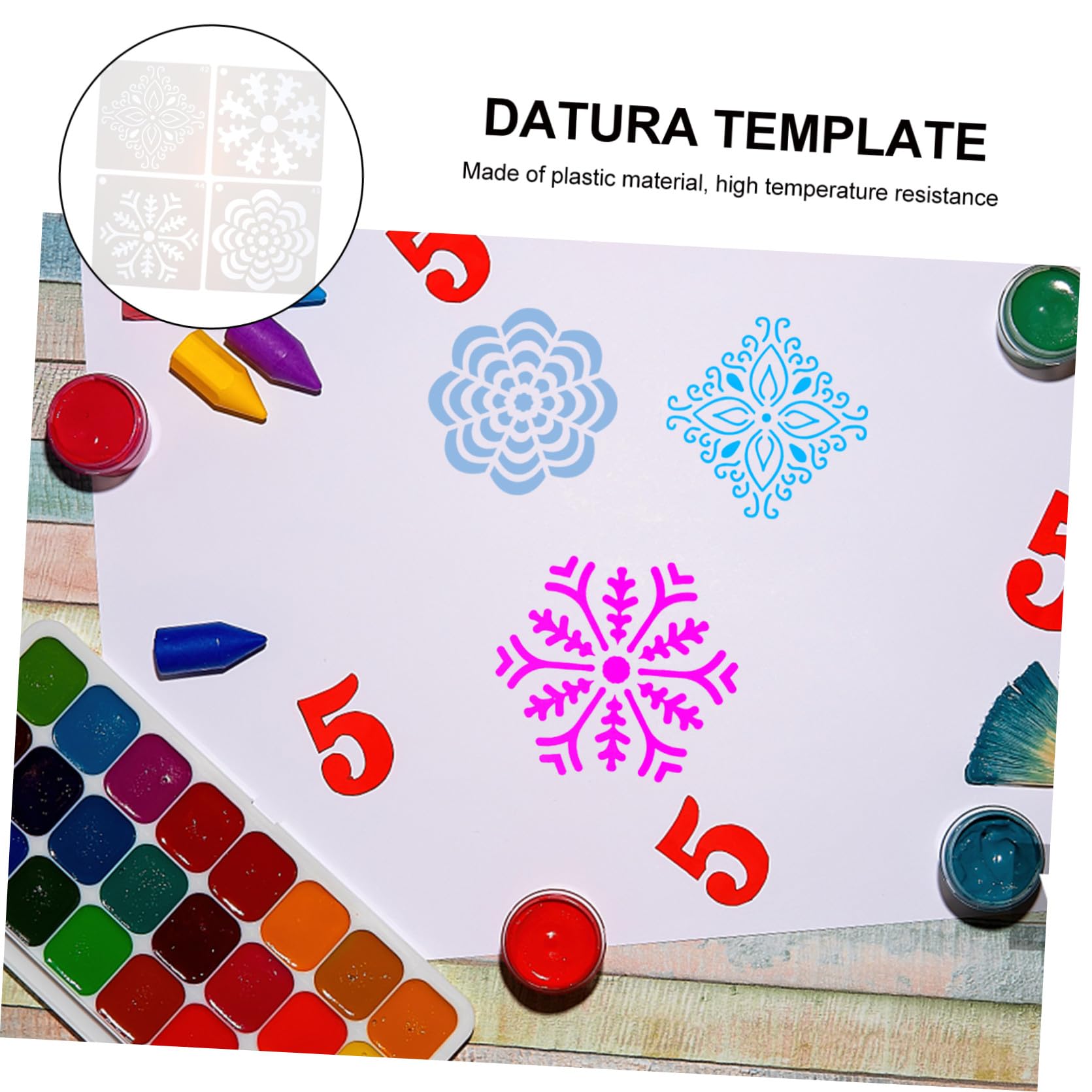 EXCEART 168pièces Pochoirs Mandala Réutilisables Pour Peinture Outils Créatifs Pour Décorations Artistiques Et Projets Manuels