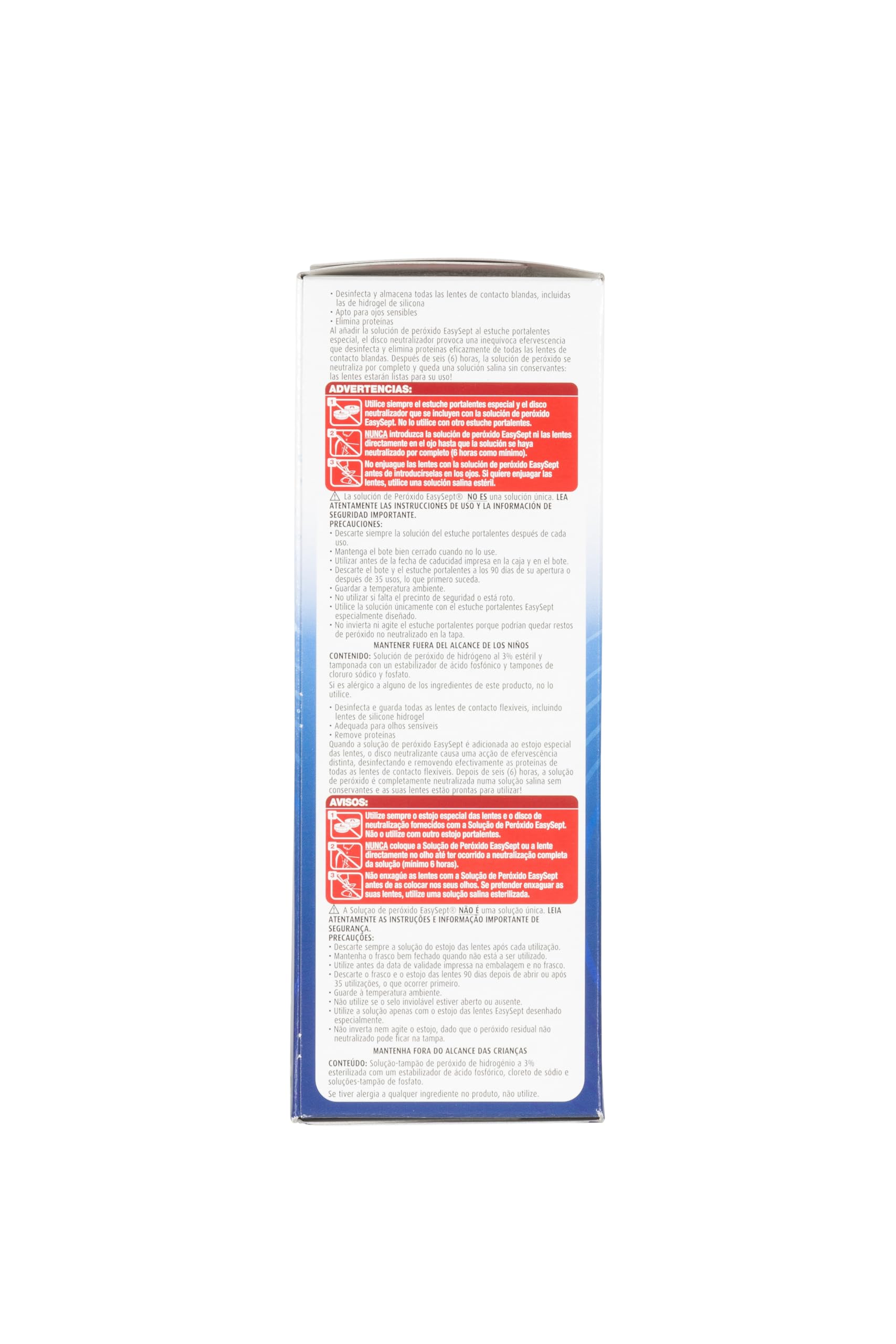 Bausch + Lomb Easysept Solución de lentes de contacto 360ml para lentes de contacto blandas