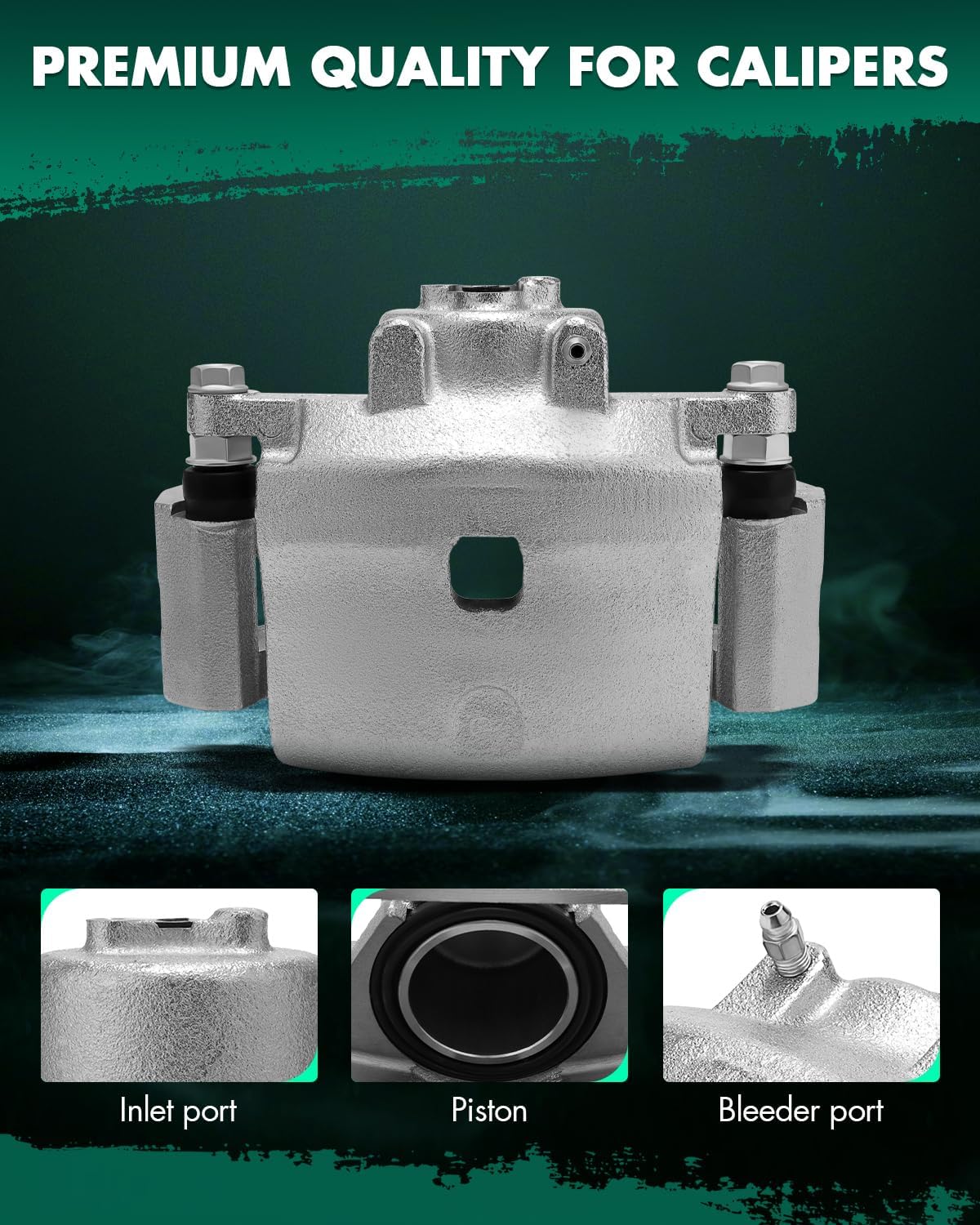 SCITOO Front Left Brake Caliper With Bracket 18B5000 Compatible For Ford For Fusion 06-12,For Lincoln For MKZ 07-12,For Lincoln For Zephyr 06,For Mazda 6 06-13,For Mercury For Milan 06-11