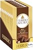 FERRERO ROCHER Premium Chocolate Bar, Milk Chocolate and Hazelnut Bar, 8 bars, 720 g