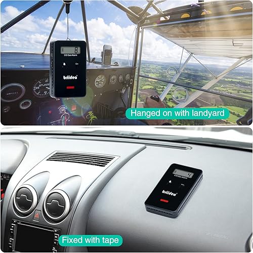 Miniatura 5 de briidea - Detector de monóxido de carbono para automóvil, detector de CO rápido de bajo nivel de 9 ppm, ampliamente utilizado en vehículos, aviones,