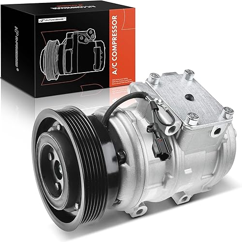 A-Premium Compresor de aire acondicionado con embrague compatible con Hyundai Tucson 2005-2009 2.7L, Kia Sportage 2005-2009 2.7L
