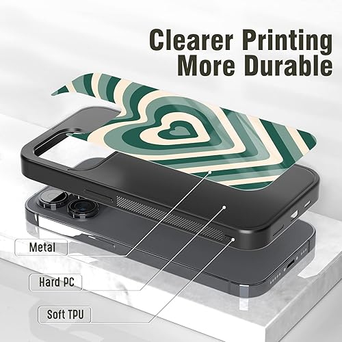 Miniatura 3 de Love Hearts - Fundas estéticas de moda para niñas para iPhone 5 6 7 8 11 12 13 14 Pro Max Plus Mini Xr Xs SE Samsung Galaxy A03 A13 A53 A73 Note S Z