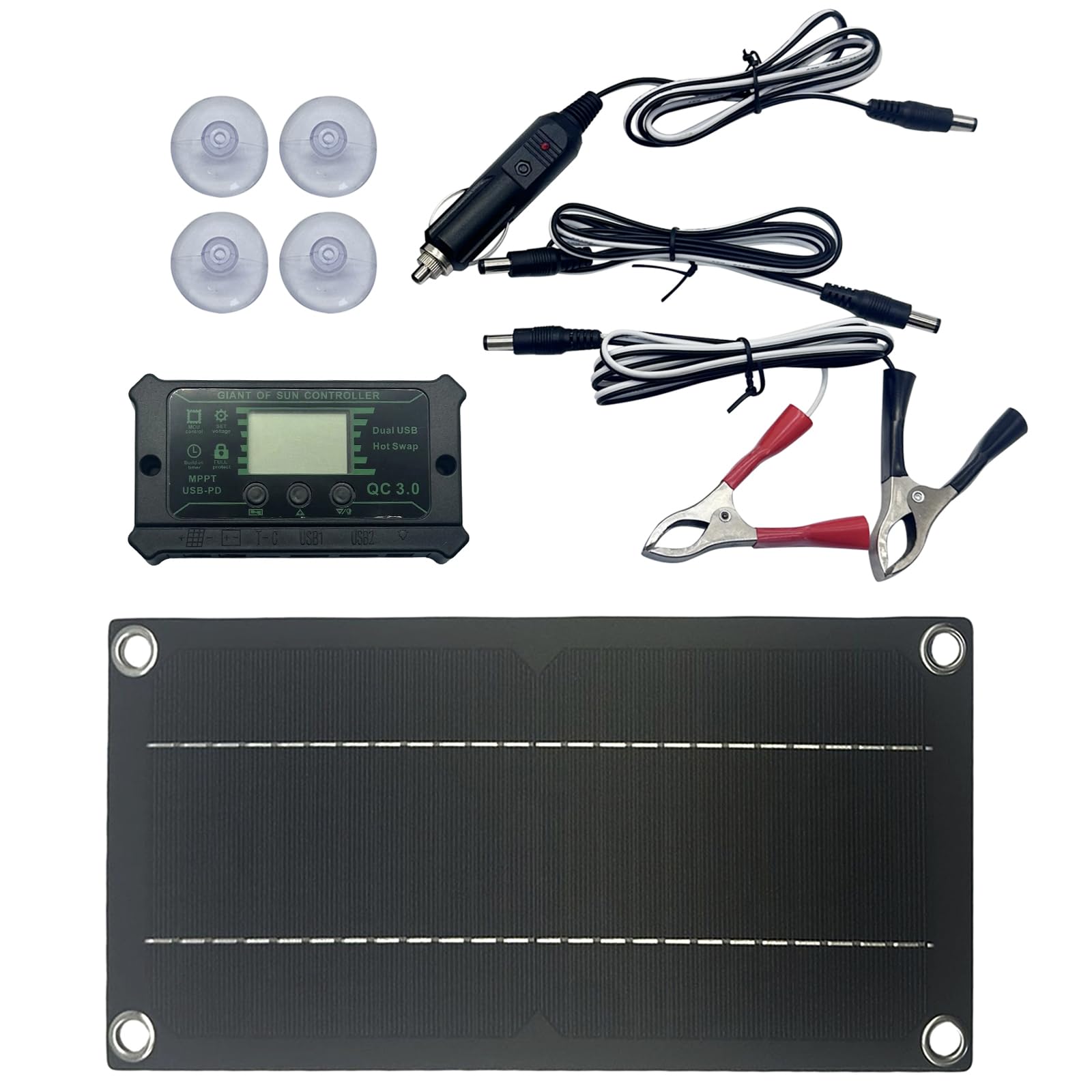 Tfaoys Multicolor 600W 100A Solar Panel Dripping Glues Plate With Wire Solar Systems Module For Science And Technology Products Enduring Monocrystalline Module