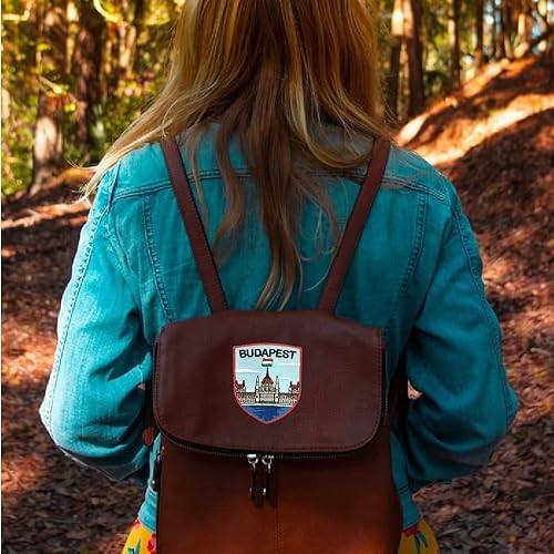 Miniatura 8 de A-ONE Széchenyi Chain Bridge Hungría 3D City Nevera imán 1PC+Parlamento de Budapest paños bordado parche 1 unidad, calcomanía para nevera, parche de