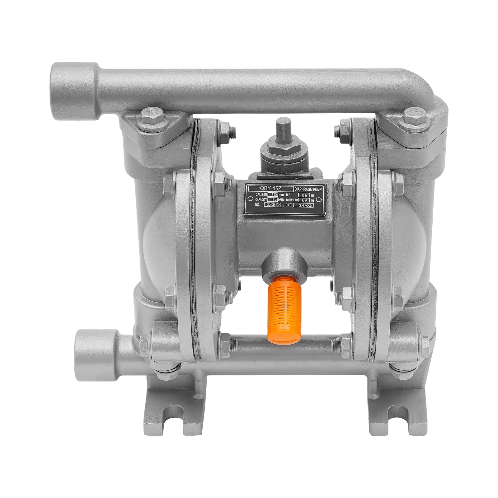 Luftbetriebene Doppelmembranpumpe Druckluft Pneumatik Pneumatische Altölpumpe Druckluftmembranpumpe Membran-Pumpen Fasspumpe Wasserpumpe für Erdöl, Diesel, Öl und Flüssigkeiten