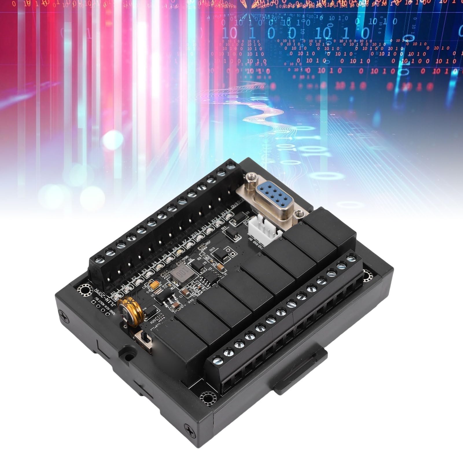 aqxreight Scheda Controller PLC, Controller Motore Logico Programmabile Industriale con Super Crittografia e Scrittura Diretta, per Metallurgia Plastica Tessile Imballaggio Alimentare