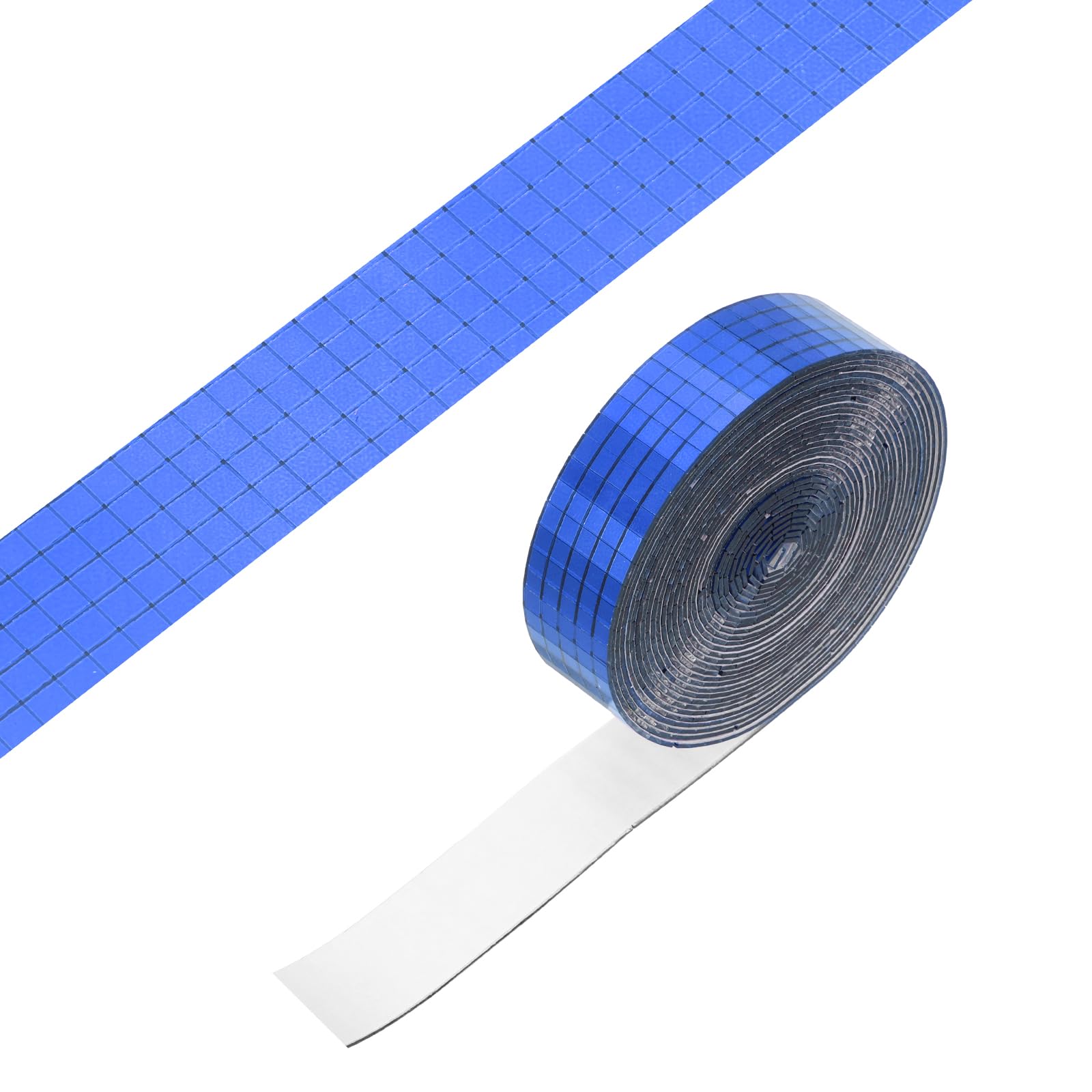 PATIKIL 5x5mm Self Adhesive Mirrors Mosaic Tiles, 5000 Pcs Square Mini Glass Mosaic Disco Tile Sticker for DIY Craft Disco Ball Party Decoration, Blue