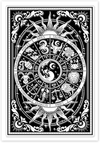 Vista 45 de GLOBLELAND Sellos transparentes con fondo de cuervo de tarot, sello decorativo de silicona transparente para hacer tarjetas, decoración y álbumes