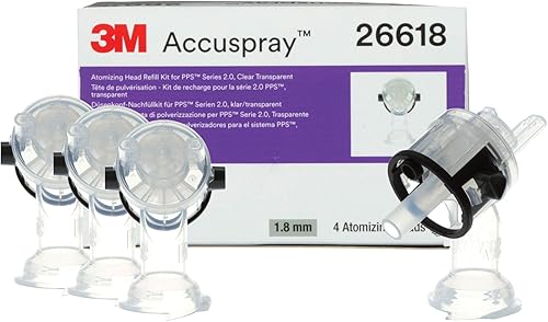 Miniatura 6 de 3M Accuspray - Recambios de boquilla para pistola de pintura PPS 2.0, 26620, 0.079 pulgadas, color rojo, uso con sistema de pistola de pulverización