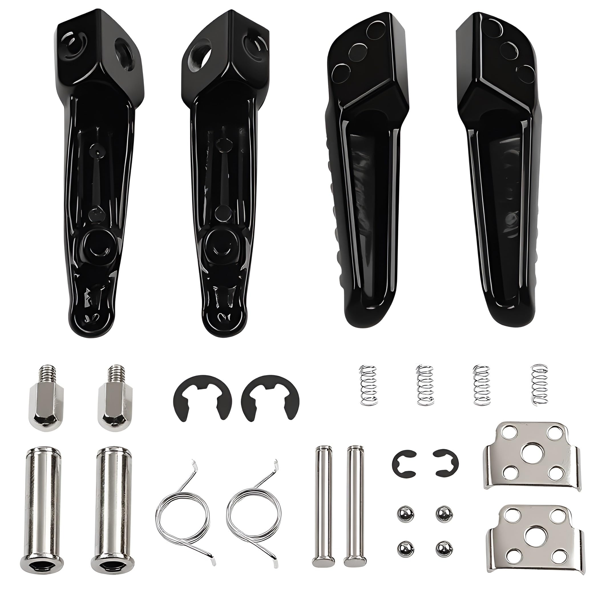 Amazon.com: Motorcycle Footpeg Front and Rear Footrest Foot Pegs