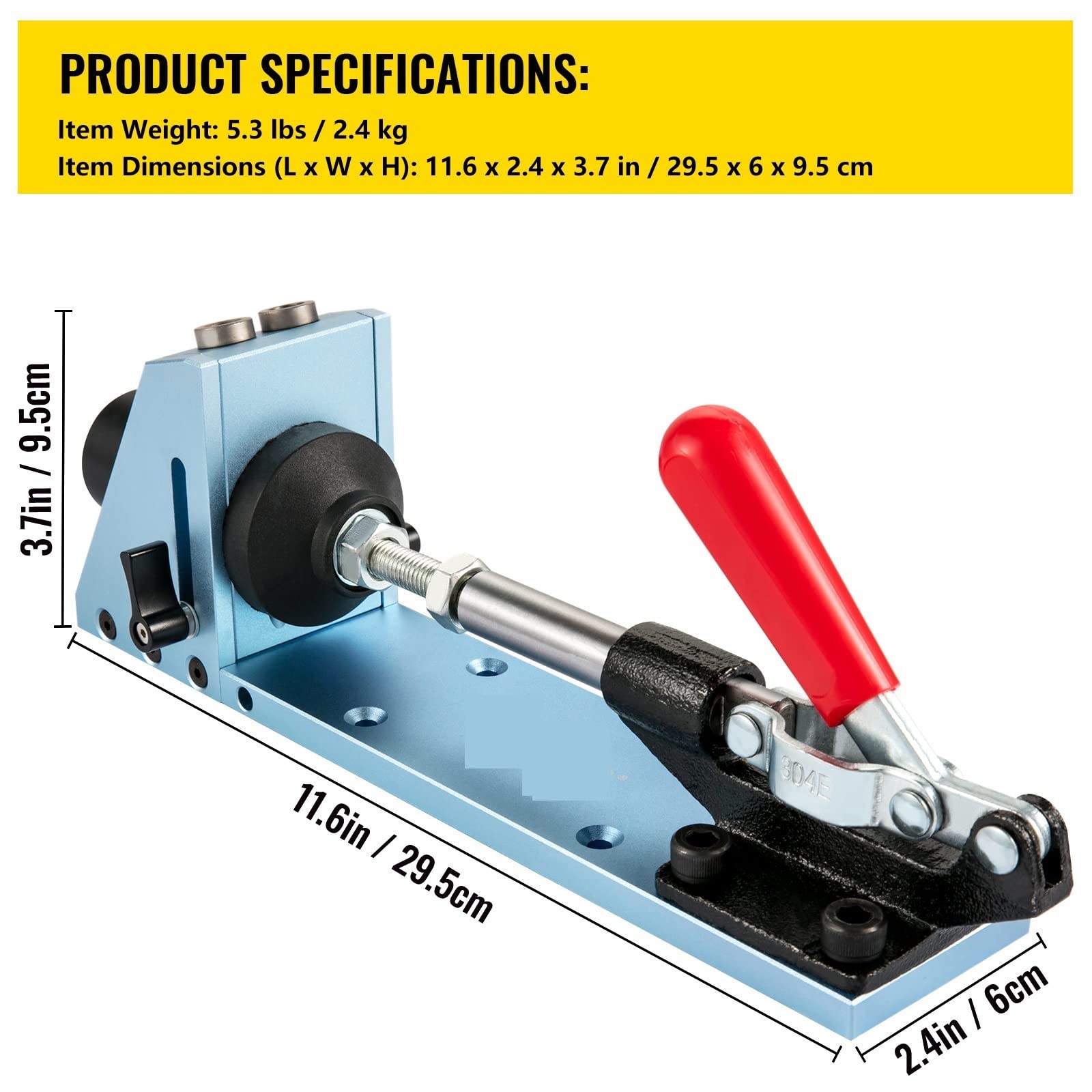 Pocket Hole Jig Kit System M4 ulepszona aluminiowa regulowana stolarka stolarska do obróbki drewna przewodnik wiercenia zestaw narzędzi do rzeźbienia