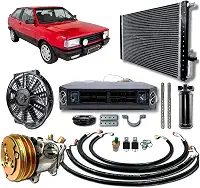 Kit Ar Condicionado Gol Quadrado Sem Suporte Do Compressor