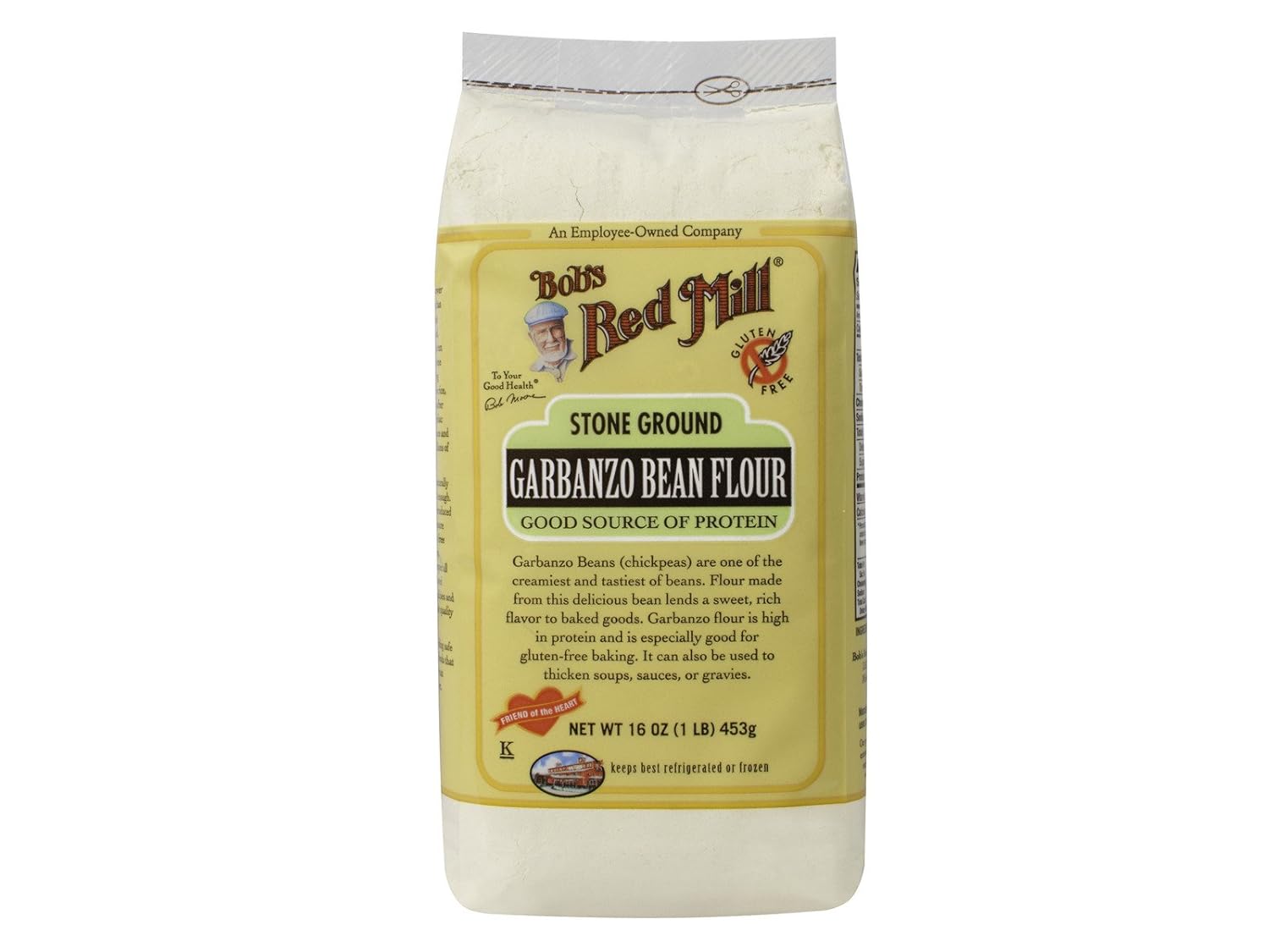 Garbanzo Bean Flour (Case of 4) 16 oz Coffee Grocery
