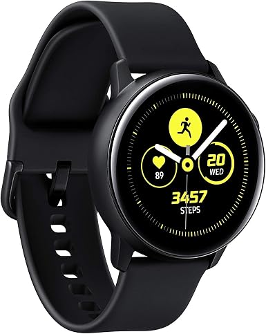 Samsung Galaxy Watch Active - 1.575 in, resistente al agua IP68, carga  inalámbrica, SM-R500N versión internacional (negro) : Electrónica -  Amazon.com