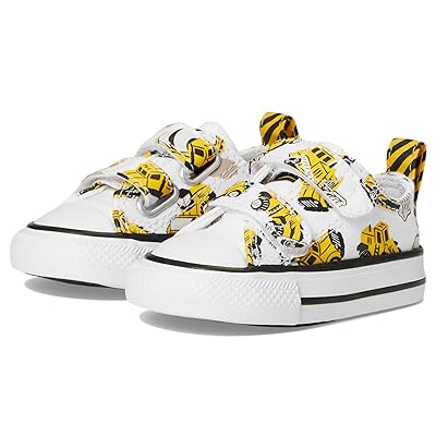 Converse Kids Chuck Taylor(r) All Star(r) Construction Truck Easy On (Infant/Toddler) Boys Shoes White/Black/Amarillo