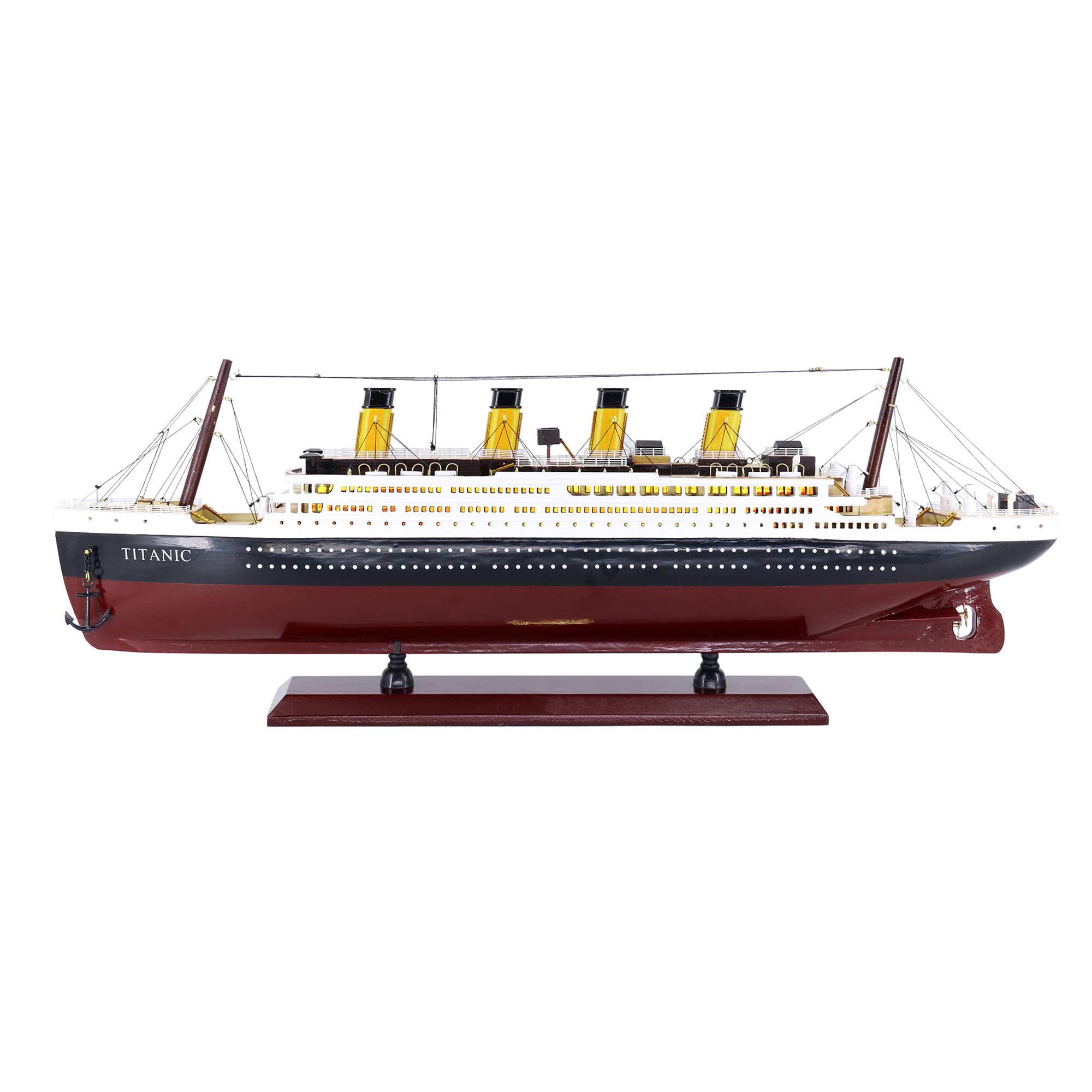 Amazon.com: NAUTIMALL Titanic 24inch Wooden Ship Model Home Decor