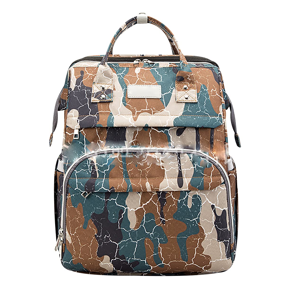 Mochila Para Pañales De Bebé Mochila Plegable Para Pañales Mochila Multifunción Para Bebé Mochila Cambiador Para Bebé Bolsa Cuidado Papá Mochila Grande Mom Mochila Grande Verde