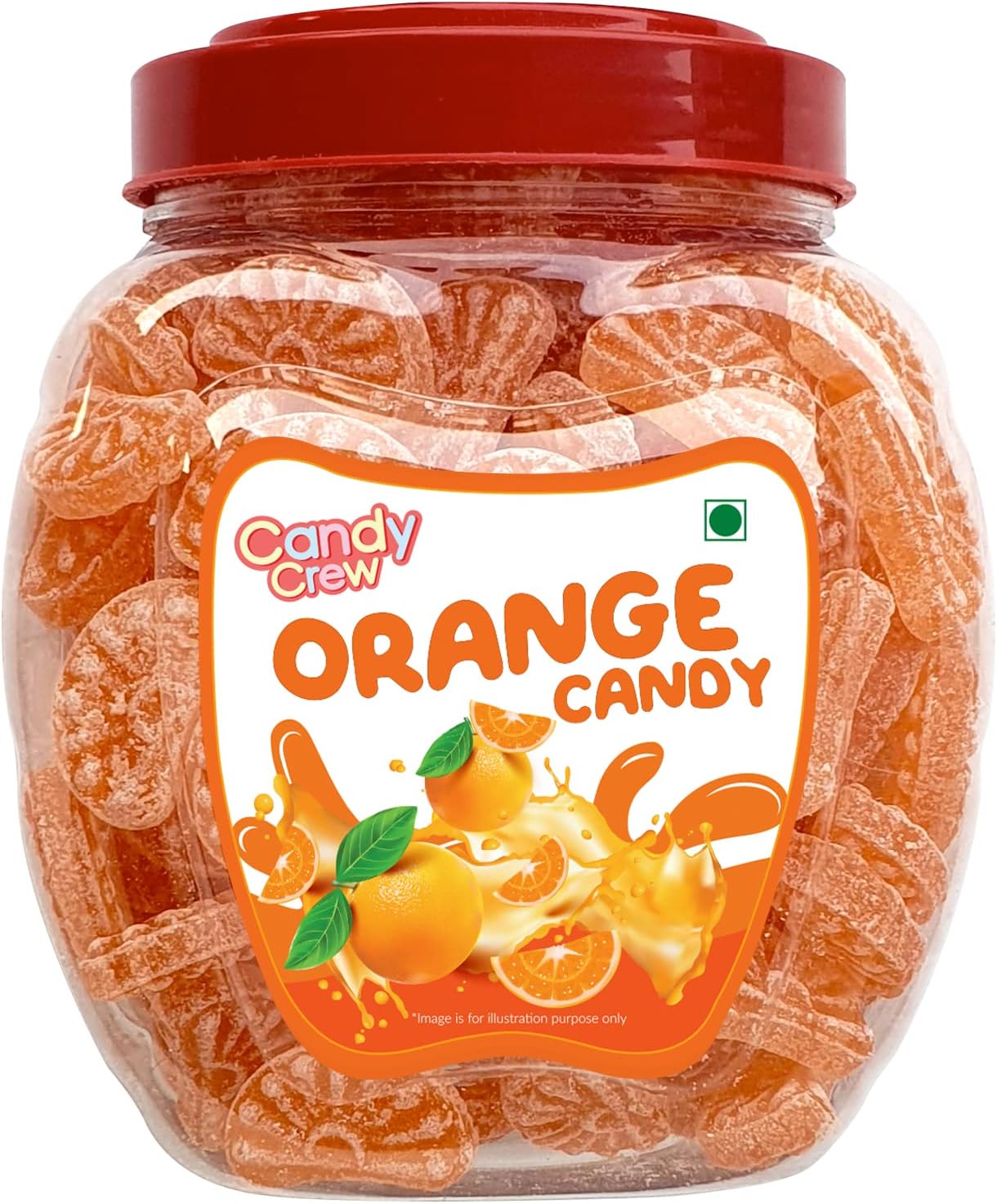 - Orange Candy 500 grams | Narangee | Vegetarian | No Transfat | Sweet Toffee