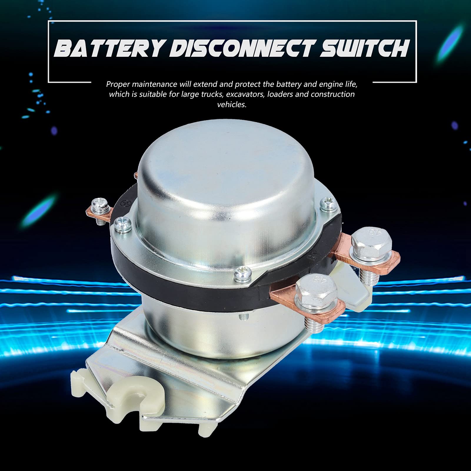 Interruptor de apagado de batería de coche Interruptor de desconexión de batería remota Alta corriente 300a 12vdc Control remoto de alta potencia Relé aislador de batería