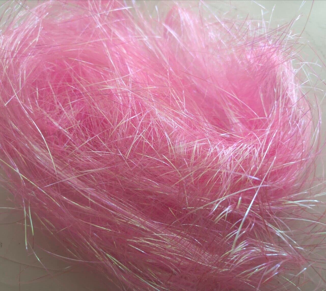 Iridescent 100G 30G Pink Shred Tinsel Angelina Fibre Shredded Packaging Filling Gift Box Birthday Non Heat Bondable Pack Basket Grass Hampers Filler Paper Easter Christmas Fiber (30G Pack Bag)