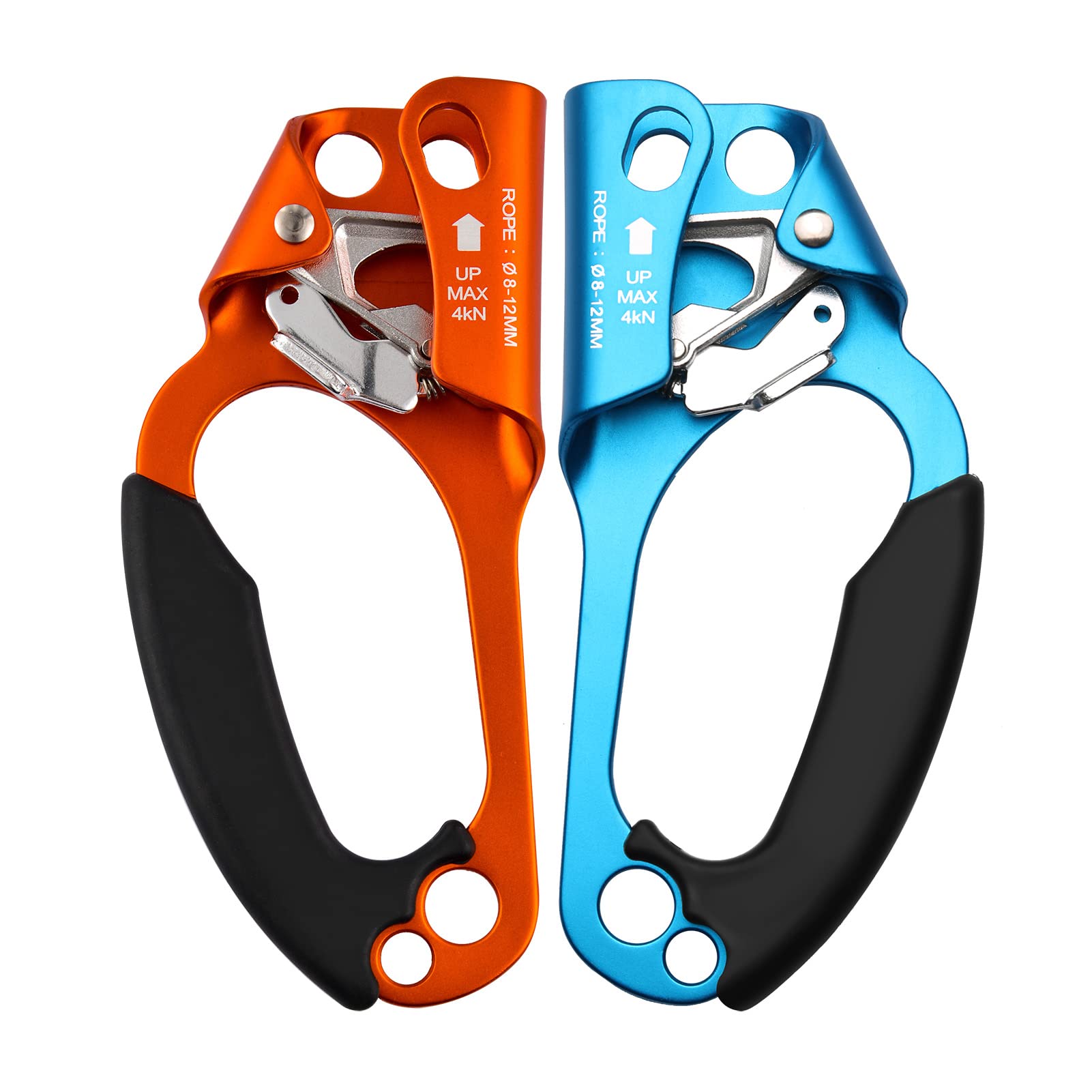 Climbing Hand Ascender for Rock Climbing Arborist (Right and Left) for 8~12 mm Rope