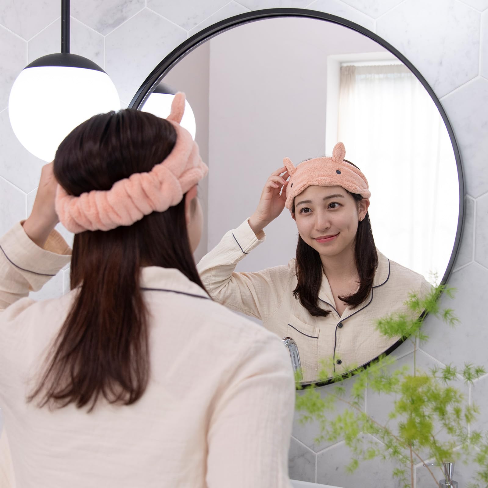Amazon｜りぶはあと ヘアバンド アニマルきゅうそくタオル メンダコ