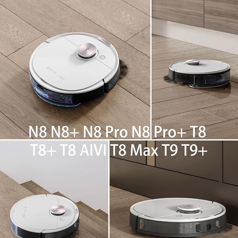 BSITSSS Törlőkendő Szett 6 db Ecovacs Deebot N8 N8+ Pro T8 T9 Robotporszívóhoz Kék Tisztítókendő Csomag