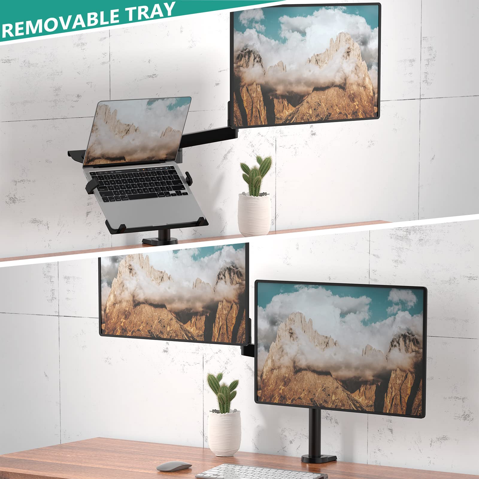Supporto Per Monitor PS - Supporto Per Gravità Con Braccio Meccanico Con Sollevamento A Molla A Gas 92589755