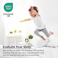 Vista 6 de American Home Collection Juego de sábanas de 3 piezas, bolsillo profundo de 16 pulgadas, microfibra ultrasuave, transpirable, de fácil cuidado, sin