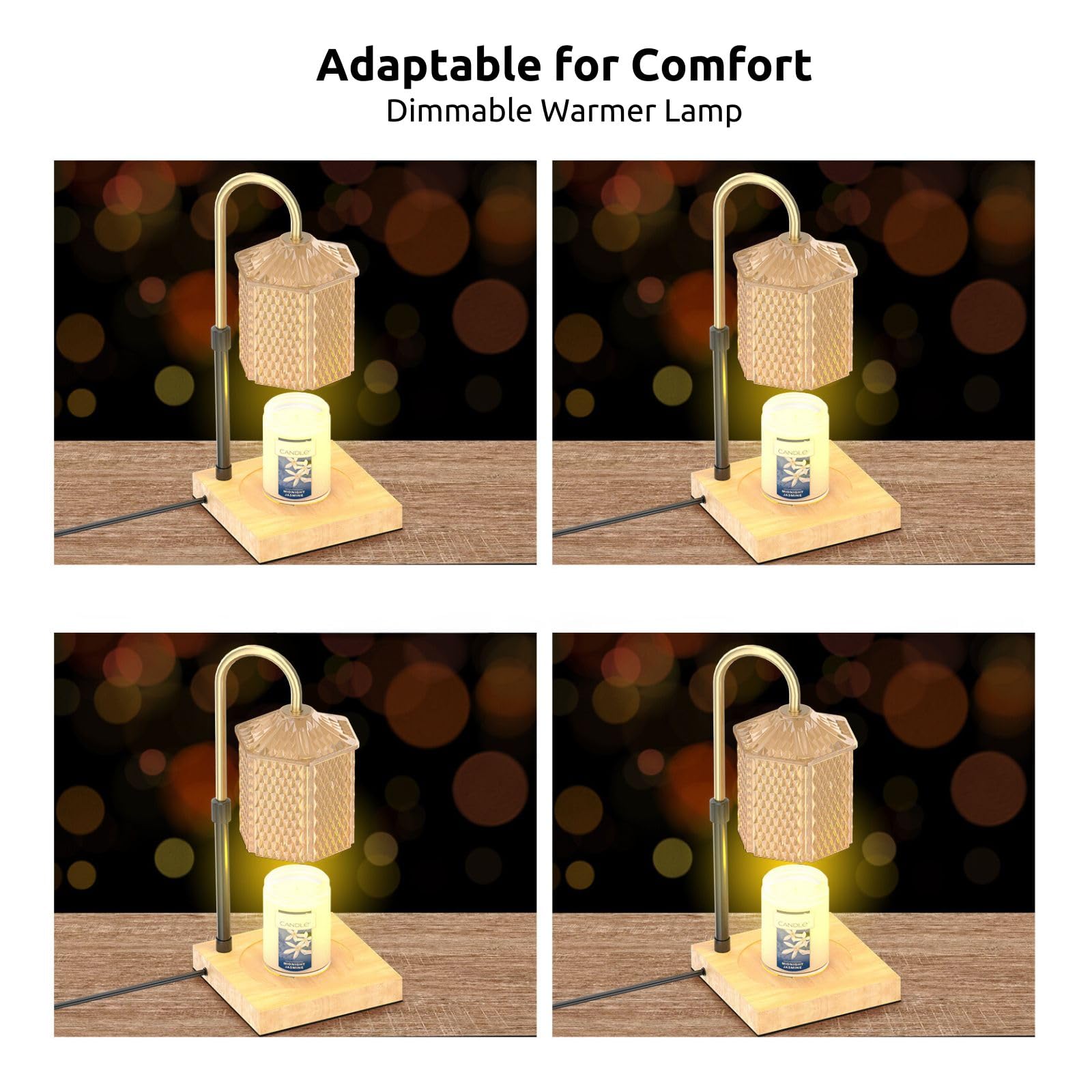 Snapklik.com : REIDEA U214 Candle Warmer Lamp Timer, Dimmable ...