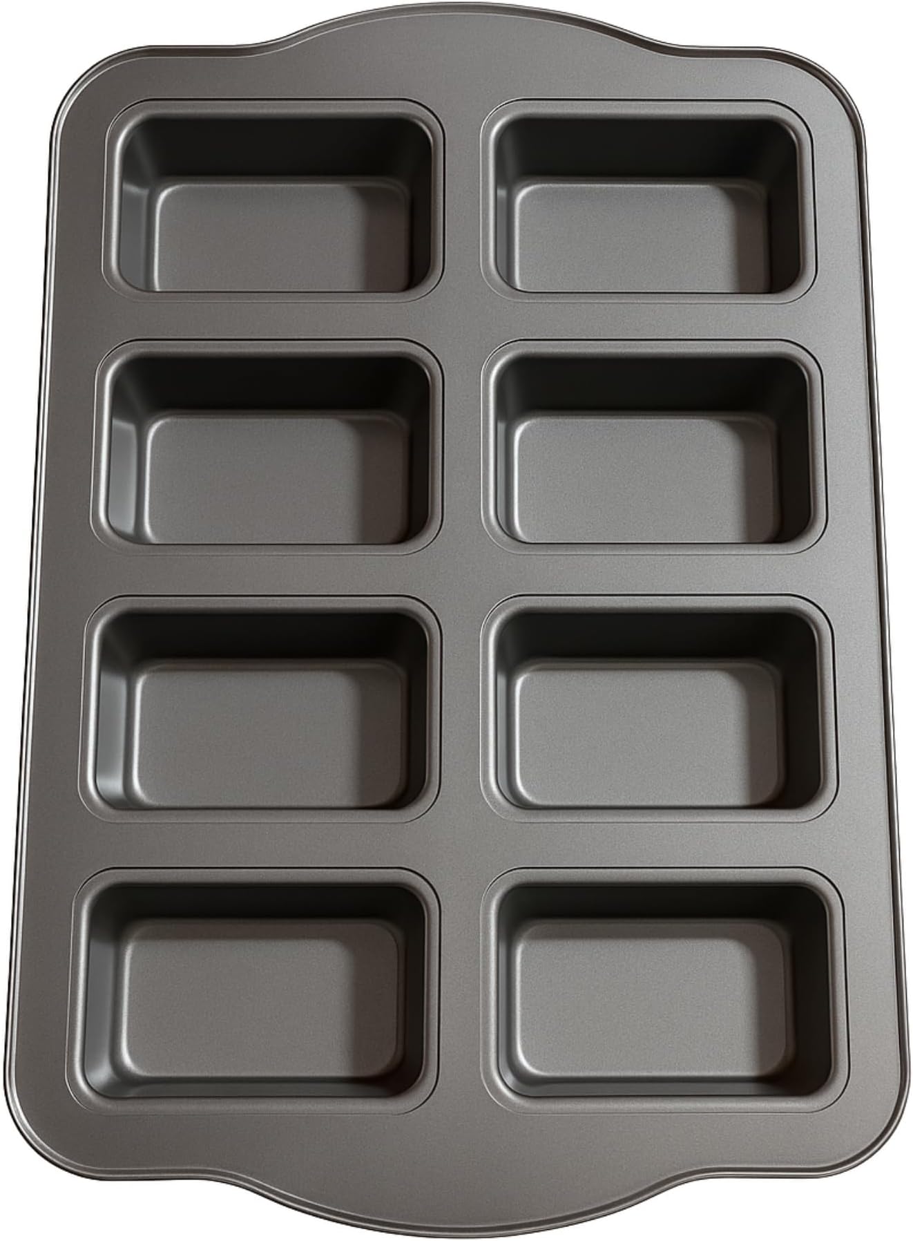 Mini loaf pan Rectangle Shape 8 - Cavity Baking Tray for Brownie Cake and Rectangle Shape Muffins Cupcakes Loaf Bread Baking pan