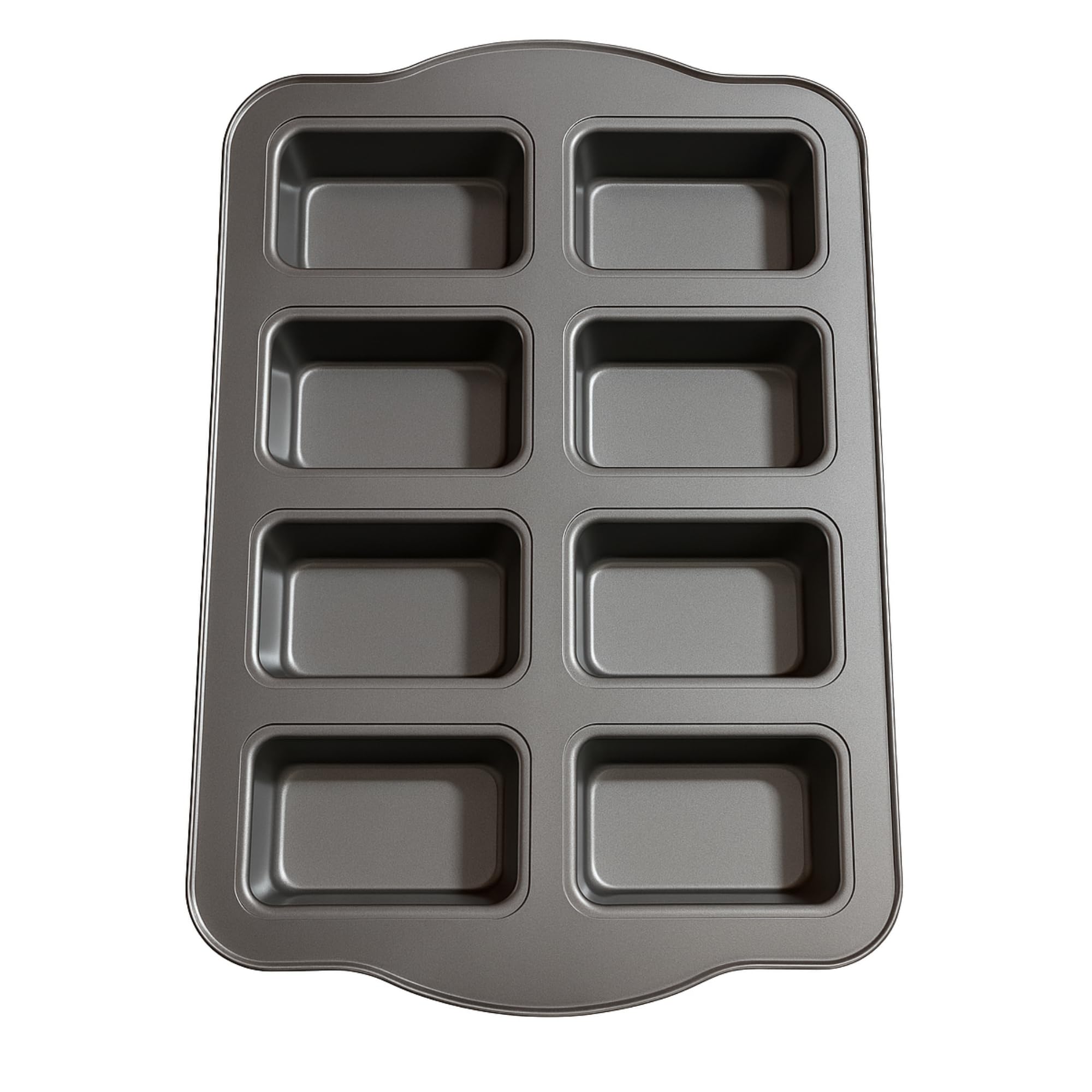Mini loaf pan Rectangle Shape 8 - Cavity Baking Tray for Brownie Cake and Rectangle Shape Muffins Cupcakes Loaf Bread Baking pan