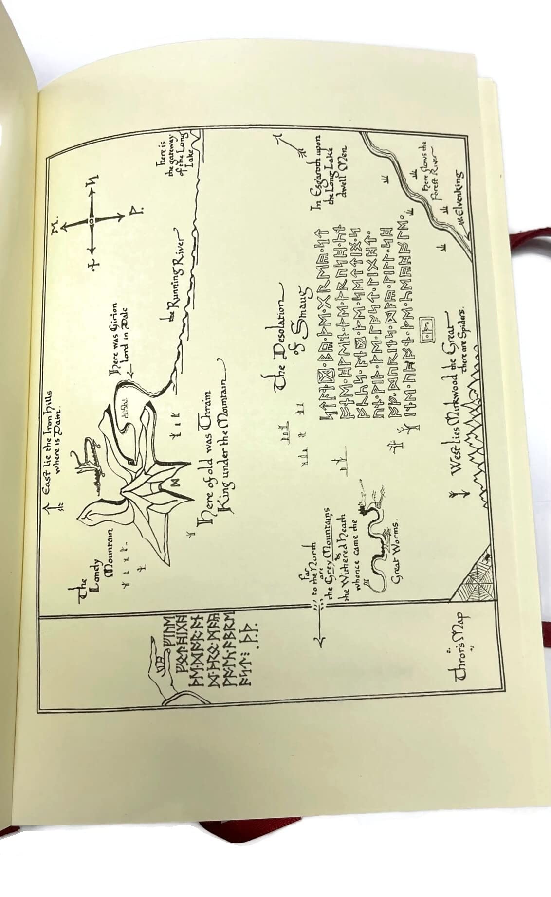 Bilbo Libro in pelle rossa Westmarch Replica Bard's Tale Story in Hobbiton Memoir, Rosso