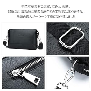Amazon | [Whatna] 3WAY 牛革 セカンド バッグ メンズ バッグ