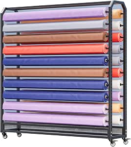 Fabric Roll Storage Rack with Brake Wheel for Commercial Textile and ...