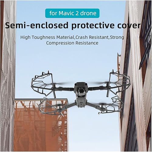 Miniatura 3 de SeiZed Hélices - Protector anticolisión para D-JI Mavic 2 Pro/Zoom Drone Propeller Protector de hélice Protectores de la cuchilla Apoyos Cubierta