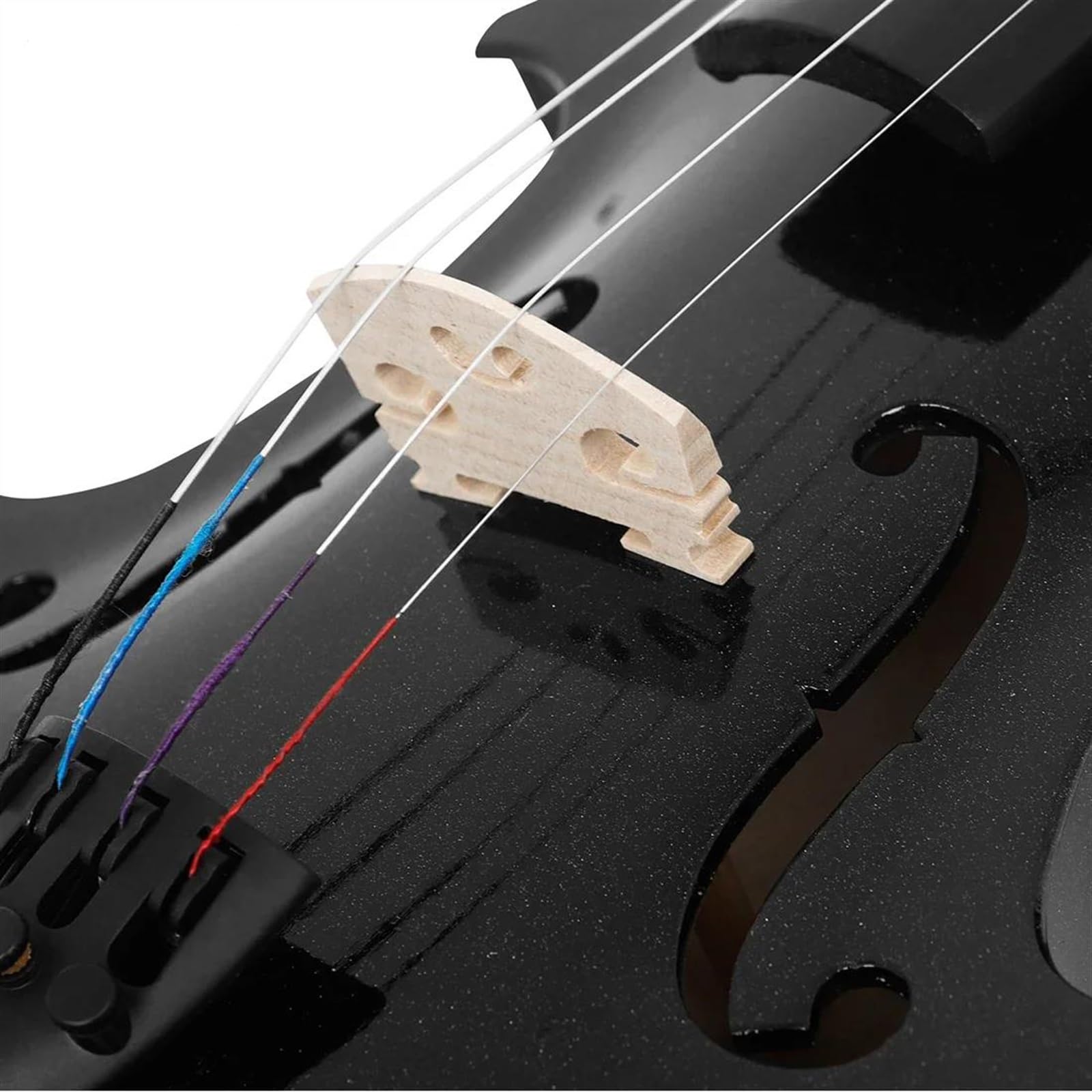 Violine Violine Schwarz Massivholz Violinenset