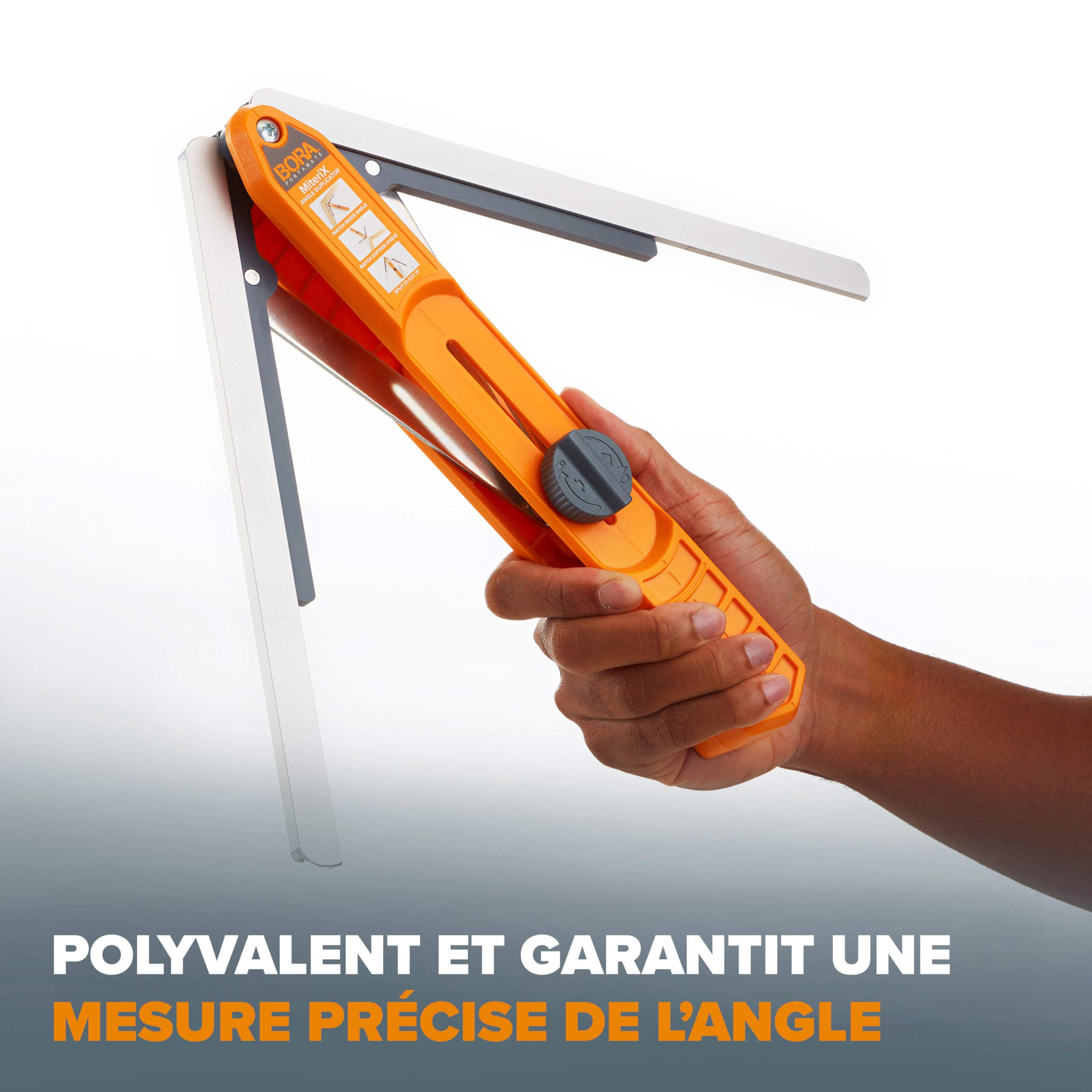 Bora MiteriX 530401 Duplicateur d'Angle Professionnel – Mesure et Transfert Précis pour Scie à Onglet