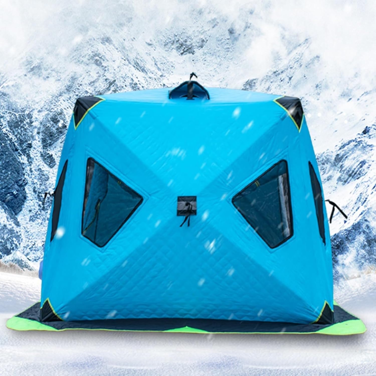 Winter Ice Fishing Tents Camping Tent Shelter Outdoor Warm Tents for Winter Fishing 3-4 Person Winter Fishing Tents