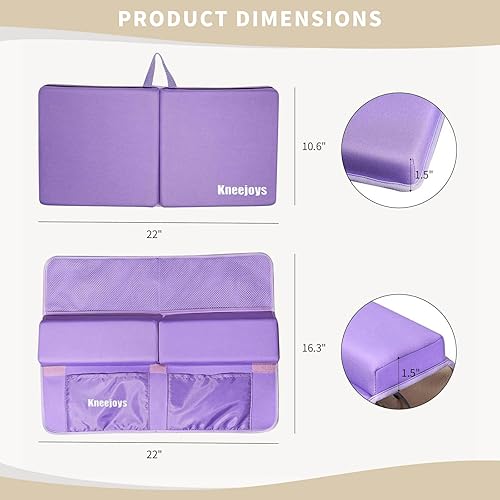 Miniatura 3 de Rodillera de baño y codo para bebé, tapete de espuma viscoelástica para organizador de juguetes de bañera y baño